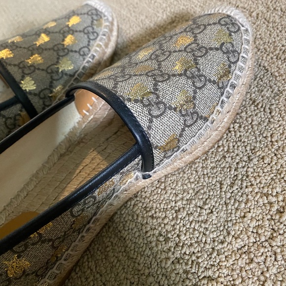 Womens Authentic Gucci canvas espadrilles size 8 - Picture 8 of 8